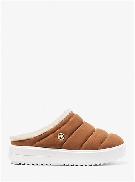 Emmett Quilted Suede Sneaker Mule 